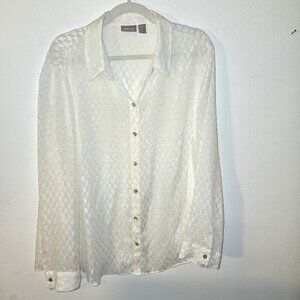 Chicos's White Blouse Size 3